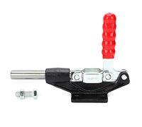 Pince à bascule de soudage horizontale, très résistante, outil manuel à libération rapide pour le travail des métaux et le travail du bois, alliage d'acier en fonte, force de maintien de 680 kg