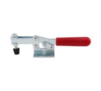 Pince à bascule Pince à bascule à dégagement rapide avec poignée horizontale antidérapante rouge 203-F GTY-203F avec coussin en caoutchouc Capacité de maintien de 225 kg 496 lb