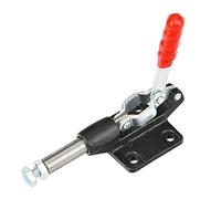 Pince à bascule, Pince à genouillère horizontale dégagement rapide, acier haute teneur en carbone, force de serrage 386 kg, système poussée-traction(GH-305-CM 1pcs)