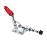 Pince à bascule, Pince à genouillère horizontale dégagement rapide, acier haute teneur en carbone, force de serrage 386 kg, système poussée-traction(GH-301-A 1pcs)