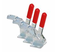 Pince à bascule, Pince à genouillère verticale multicolore, force de serrage 50 kg, dégagement rapide, lot 5(GH-13009 3pcs)