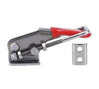 Pince à bascule réglable en acier inoxydable, loquet à dégagement rapide, boucle de verrouillage, fixation solide et durable pour machines à bois robustes, portes automobiles