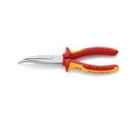 Pince à bec coudé 40° 1/2 avec tranchant chromé KNIPEX