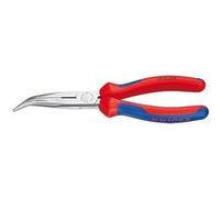 KNIPEX 26 22 200 Pince demi-ronde avec tranchant (pince bec de cigogne) avec poignées Confort atramentisée noire 200 mm