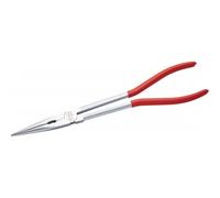 SAM Outillage Pince à bec demi-rond droit 237-28CP extra-longue polie et vernie