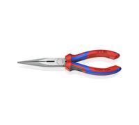 Pince à bec demi-ronde avec tranchant KNIPEX
