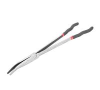 Pince à Bec effilé 16 Pouces 400 Mm, Pince à Long Manche 25°, Acier à Outils Trempe à Haute Température, Poignée Antidérapante pour Tours, Outils de Tournage