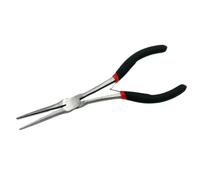 Pince à bec effilé longue portée - Pince de fabrication de bijoux de 6 pouces pour les espaces restreints, à long nez à angle droit, préhension