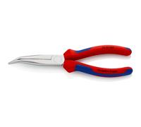 PINCE A BEC FIN COUDEE PRO KNIPEX DEMI RONDE 200mm CHROME AVEC POIGNEE
