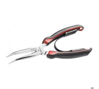Facom Pince demi-ronde 183A.20CPE bec long effilé Rouge/Noir 200 mm