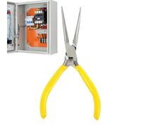 Pince à bec long, manche long Outil de coupe fil, aiguille rallongée | Pince À Bec Pour Réparation Électronique Pour la maison, l'industrie, garage, l'atelier, automobile, électriciens, Jaune