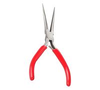 Pince à bec long, manche long Outil dénude-fils pointe étendue | Pinces À Bec Pour Espaces Étroits Pour Maison Industrie Construction Garage Atelier Automobile Électriciens Rouge