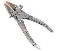 Pince à bec plat à action parallèle avec mâchoires réglables en laiton opticiens outils de fabrication de bijoux arts et loisirs créatifs idées cadeaux 170 mm PTL®