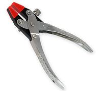 Pince à bec plat à action parallèle réglable, double mâchoires en nylon, outils de fabrication de bijoux 170 mm, outils d'art et d'artisanat avec 1 paire de mâchoires de rechange de rechange PTL