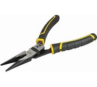 Stanley Fmht0-70812 Pince à Bec Long Gamme Fatmax- Mécanisme Pivot - Plus De Force De Coupe - Corps Forgé En Acier - Traitement Thermique - Mâchoire Effilée - Poignée Soft Grip Jaune