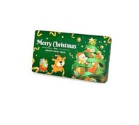 Pince à billets avec 10 emplacements conçue pour organiser les factures et les cartes pour les fêtes saisonnières et un usage quotidien pratique (vert)