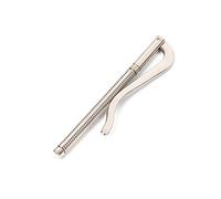 Pince à billets en métal à deux volets pour remplacer des pièces de rechange à ressort pour la fabrication de cartes en provenance de Chine, Argenté., One Size