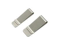 Pince à Billets en métal en Acier Inoxydable Mince Porte-Cartes de crédit d'affaires Argent Portefeuilles de Billets de Banque pour Homme Femme Medifier Pinces à Billets de Poche légères Paquet de 2