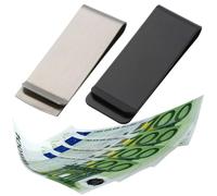 Pince à Billets, Pince à Billets Acier Inoxydable, Mince Pince à Billets en Métal,Pince à Billets de Banque Rigide,Pince à Billets Portefeuille de Billets de Banque pour Cartes de crédit