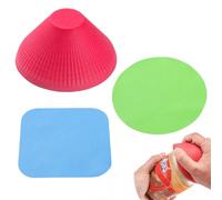 Pince À Bocal - 3 Pièces Carrées/rondes/bols En Caoutchouc Réutilisables Polyvalents, Pinces Pour Ouvre-bocal, Gadget De Cuisine Antidérapant | Pince En Caoutchouc Pour Personnes Âgées, Adaptée À La P