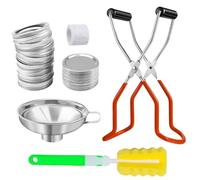Pince à Bocal Multifonction en Acier Inoxydable pour Conserves | Résistante à Corrosion, Facile à Nettoyer Ranger, Set Portable pour Bocaux et Bouteilles