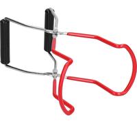 Pince à bocal multifonctionnelle en acier inoxydable PP anti-brûlure Pince à plateau Outil de cuisine (Rouge)