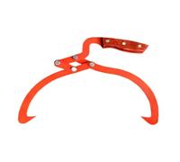Pince à bois de chauffage de grande capacité et design à griffes antidérapantes pour une manipulation sûre et efficace du bois sur les cheminées pesant jusqu'à 50 kg