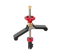 Pince à bois réglable pour bureau - 16 cm - Rouge | Largeur de la mâchoire réglable, levier à pression rapide, portée de 16 cm, corps en alliage rouge, essentiel pour le travail