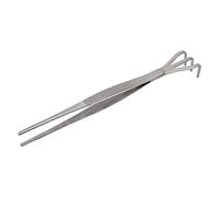 Pince à bonsaï à 3 Broches en Acier Inoxydable pour desserrer Le Sol, aérer Les Mauvaises Herbes, poignée Ergonomique, Outil de Jardinage pour Les Amateurs de bonsaï débutants (Droite)