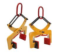 Pince à bordure 2 en 1 réglable jusqu'à 325 kg - En acier au manganèse - Pince à briques avec 2 tailles de 20,36 et 25,36 à 9,45 cm de largeur de mâchoire - Pince de transport pour pierre pour