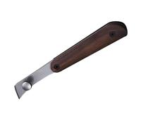 Pince à bordure en cuir professionnel réglable avec poignée en bois de noyer noir, outil de rainurage réglable en acier inoxydable pour projets d'artisanat du cuir