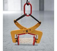 Pince à bordure, pince à décaler, lève-pierre, rampe de trottoir, support de pierre, pince de levage, support de pierre, support de pierre, ouverture réglable, 8-30 cm, 280 kg, jaune
