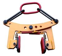 Pince à Bordures, Pince de repositionnement, Dispositif de Levage à Anneau en X, Outil de Levage de Dalles de Pierre, Ouverture réglable, Convient pour la Manipulation d'outils