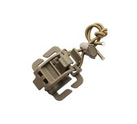 Pince À Boucle Pour Sac À Dos, 1 Pièce, Sangle Extérieure, Fermoir, Lampe De Poche Tactique, Hache De Glace, Bâton De Marche, Trépied, Clip Fixe