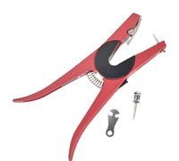 Pince À Boucles D'oreille Bovines,Outil Robuste À Poignée Ergonomique,Étiqueteuse d'Oreille pour Bétail - Pour Bovins Ovins Cervidés Chiens Ferme Ranch Prairie