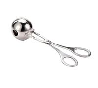 Pince À Boulettes Inox Balles à viande antiadhésives en acier inoxydable | Cake Pop Meatball Maker Ice Cookie Pâte Scoop for La Cuisine(Dia 3.5cm)