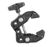 Pince à bras magique articulée,double super pince multifonctionnelle,pince à tête de touristes pour parapluie,moniteur,lumière LED,support rapide,360 - Type Surper Clamp