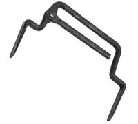 Pince à Briques Réglable en Acier, Outil de Transport de Blocs Noir | 16 Mm, Prise Rapide et Conception Intégrée, Protège les Mains, Usage pour Manutention de Briques