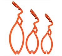 Pince à bûches en acier inoxydable pour la gestion pratique du bois de chauffage et les tâches d'aménagement paysager nécessitant une charge allant jusqu'à 150 kg (20,3 cm)