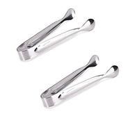 Pince à café Pinces à thé Pinces à glaçons Glace Cube de Sucre pour Le Mariage thé Sachet de thé Brassage Tenant du Sucre Alimentaire 11 * 1.6cm 2 pcs Pratique et Populaire