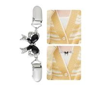 Pince à cardigan, élégante broche papillon style embrasse pour chemises, châles, cardigans | Clips de fixation pour gilets, hauts, pantalons, ourlets, manteaux, vêtements