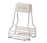 Pince à casseroles - Conception anti-brûlure en acier inoxydable, support de levage de pleque sécurisé et résistant à la chaleur, poignée antidérapante de 4,53 x 6,93 pouces, de nourriture s