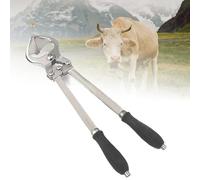 Pince à castrer les taureaux, pince à castrer en acier inoxydable, ouverture maximale de 3,8 cm, outil vétérinaire, pour les vétérinaires, les éleveurs et les gardiens d'animaux