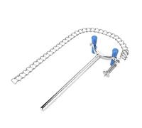 Pince à chaîne de laboratoire pour verrerie de laboratoire en acier inoxydable de 3,15 à 5,91 pouces de diamètre, support de pince, bécher de laboratoire, clip de chaîne, fixateur