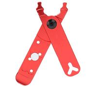 Pince à chaîne de vélo, pince à maillons principaux de chaîne de vélo, outils multifonctions 4 en 1, levier de pneu, extracteur de noyau Walve(rouge)