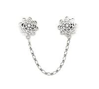 Pince à chaîne pour pull femmes filles tricot châle broche broche tendance cardigan collier clip bijoux pour réunions d'affaires, Métal