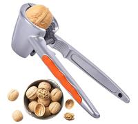Pince à Champagne et Casse-noix, Aluminium moulé sous pression, Casse-Noisettes, écrou Décapsuleur avec poignées en Caoutchouc, Convient pour Noisettes, Amandes, Noix du Brésil ou Autres Écrous