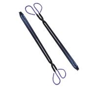 Pince À Charbon 2Pcs Sturdy Charcoal Tongs Fireplace Barbecue Garbage Picker Portable Household