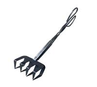 Pince à charbon de bois pour cheminées et feux de camp, pince à bois de chauffage pour barbecue et pique-nique