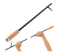Pince À Charbon Fire Hook Tongs Campfire Poker Suitable Outdoor Barbecue Wood Stove Camping(Style B)